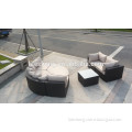 aluminium furniture garden furniture rattan garden sofa,oval sofa for sale